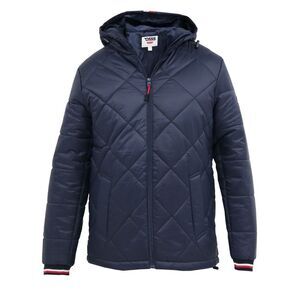 Duke Mens D555 Angus Diamond Quilted Kingsize Puffer Jacket / Navy